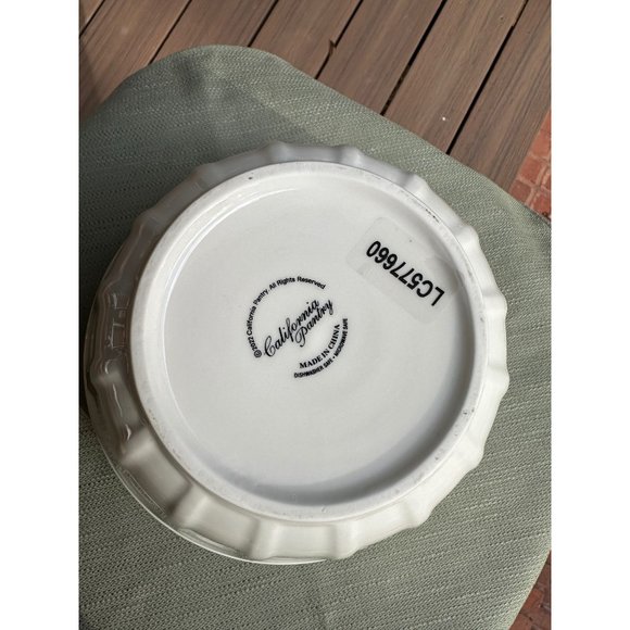 California Pantry "Live love bake" Kitchen Mixing Serving Bowl 2022 - Picture 4 of 13